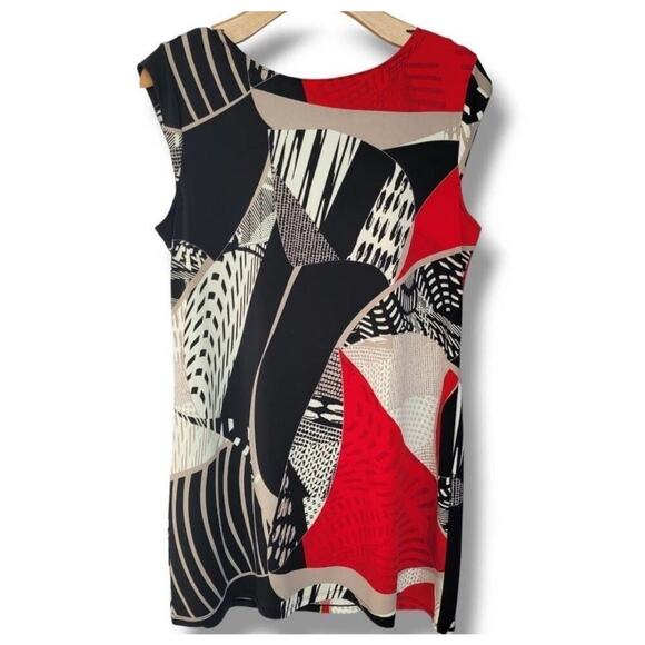 Alfani Women’s urban flight red white black short dress - medium - Picture 1 of 6